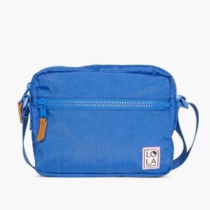 Madewell LOLA Moonpie phone crossbody blue